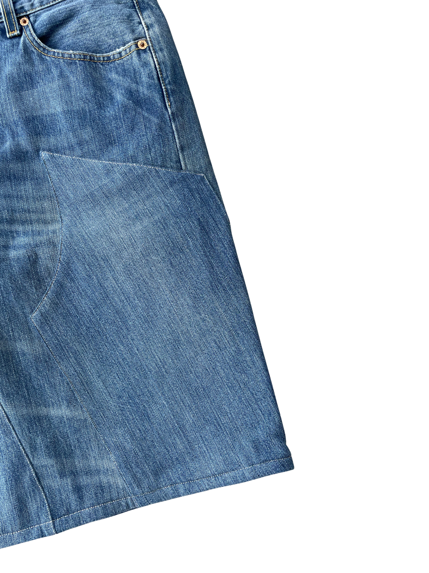 DENIM JORTS